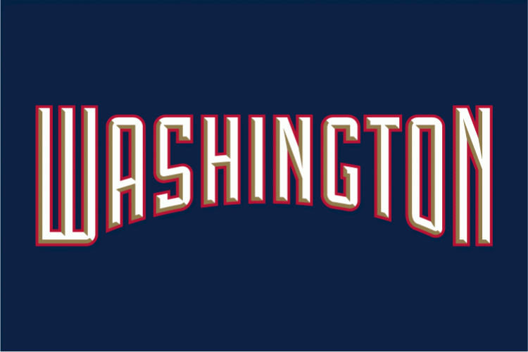 Washington Nationals 2005-2008 Wordmark Logo iron on paper